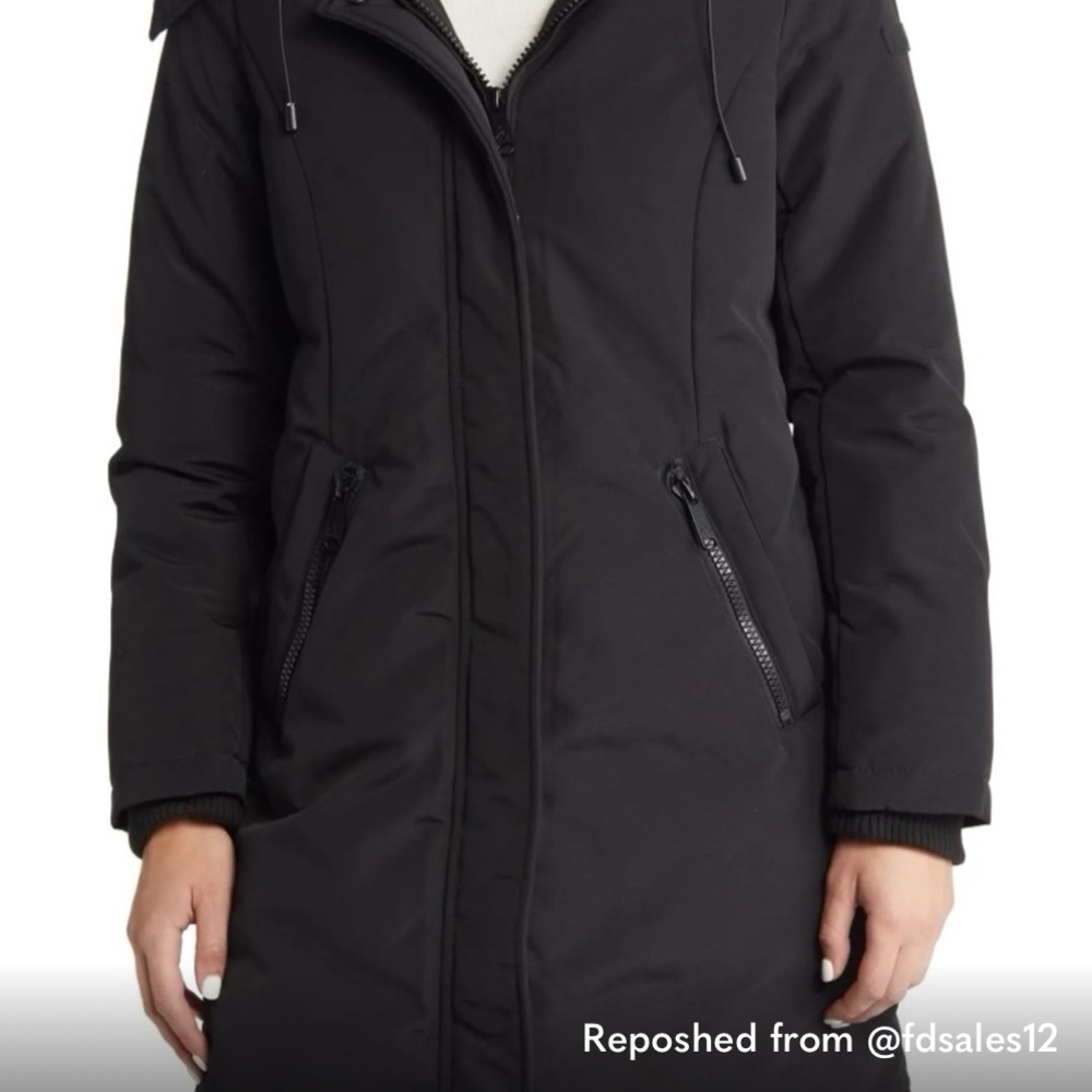 Sam Edelman Black Puffer Coat